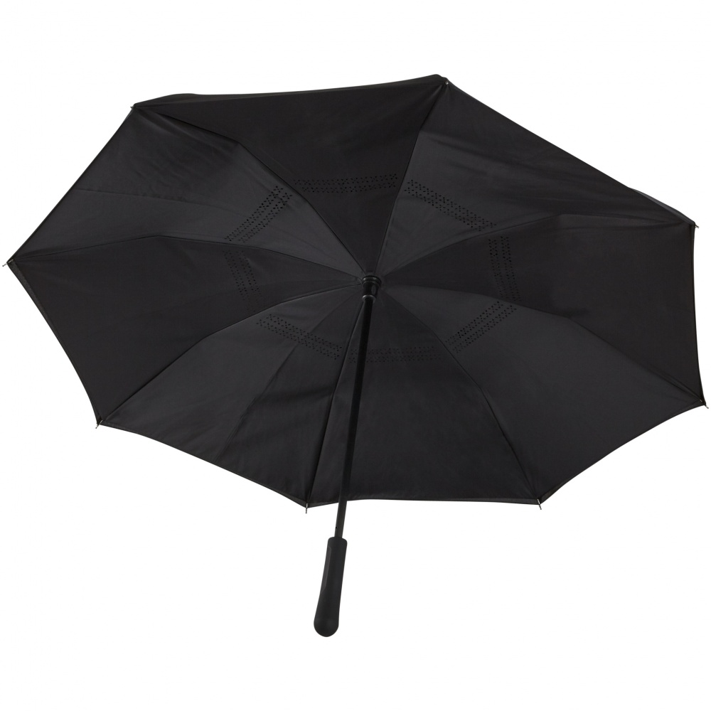 Logotrade promotional item image of: Lima reversible 23" umbrella, black