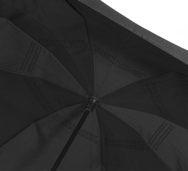 Logo trade promotional gifts picture of: Lima reversible 23" umbrella, black