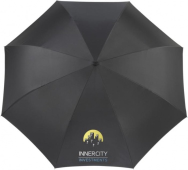 Logo trade corporate gifts image of: Lima reversible 23" umbrella, black