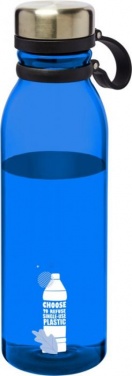 Logo trade promotional items image of: Darya 800 ml Tritan™ water bottle, blue