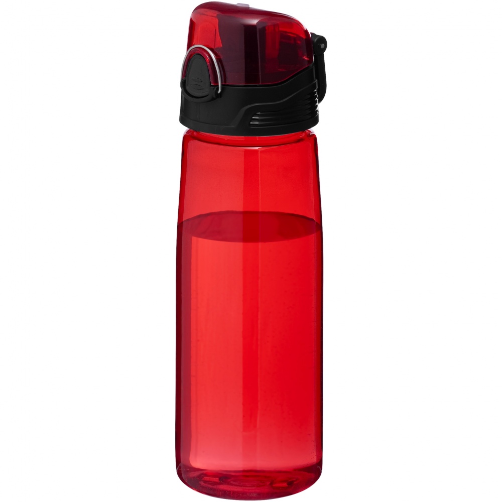 Logo trade promotional items image of: Capri water bottle, red