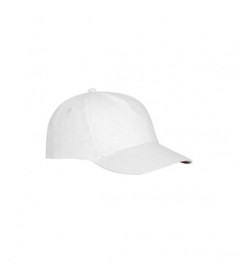 Logo trade promotional giveaways image of: Feniks 5 panel cap, white