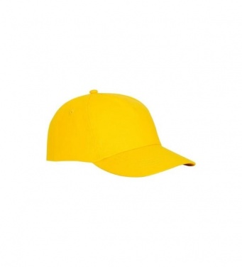 Logo trade promotional products picture of: Feniks 5 panel cap, yellow