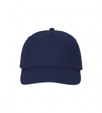 Logo trade promotional products image of: Feniks 5 panel cap, navy