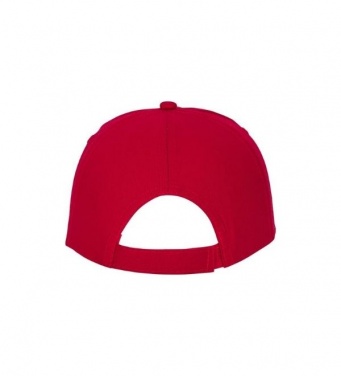 Logo trade promotional item photo of: Feniks 5 panel cap, red