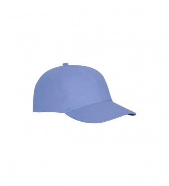 Logo trade corporate gift photo of: Feniks 5 panel cap, light blue