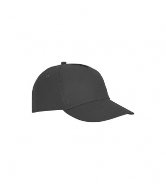 Logo trade corporate gifts image of: Feniks 5 panel cap, grey