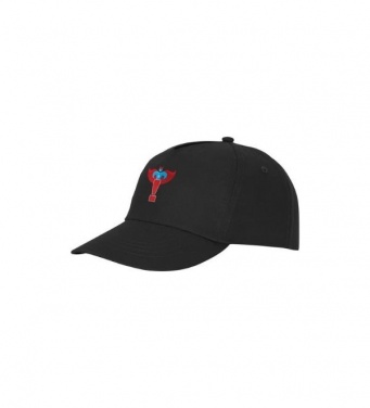 Logo trade promotional merchandise image of: Feniks 5 panel cap, black