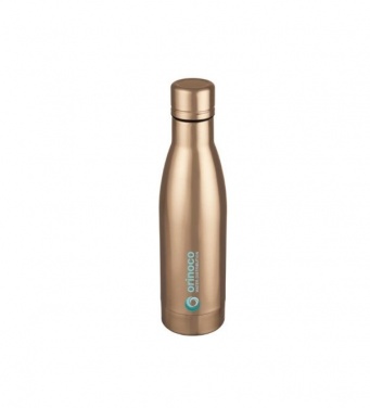 Logo trade promotional merchandise photo of: Vasa copper vacuum insulated bottle, 500 ml, golden