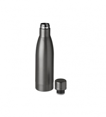 Logotrade promotional giveaways photo of: Vasa copper vacuum insulated bottle, 500 ml, dark grey