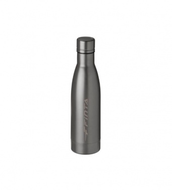 Logotrade advertising products photo of: Vasa copper vacuum insulated bottle, 500 ml, dark grey