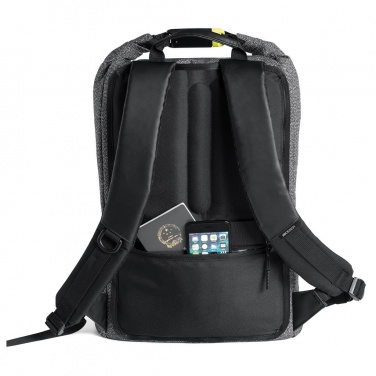 Logo trade promotional merchandise image of: Cut-out material backpack Bobby Urban, grey