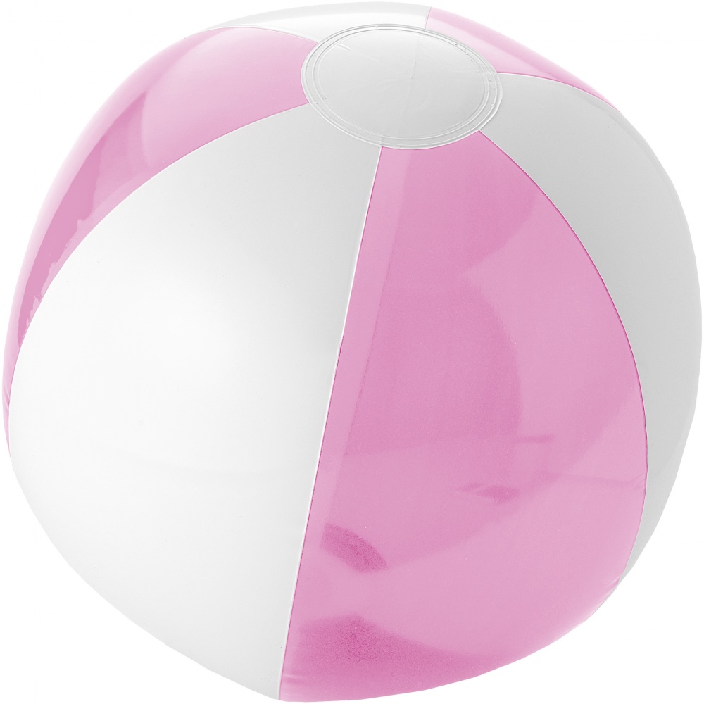 Logotrade promotional giveaway picture of: Bondi solid/transparent beach ball, pink