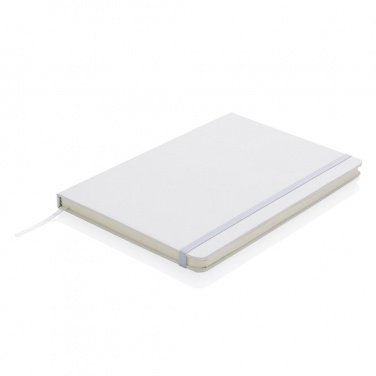 Logo trade advertising product photo of: A5 Notebook & LED bookmark, white