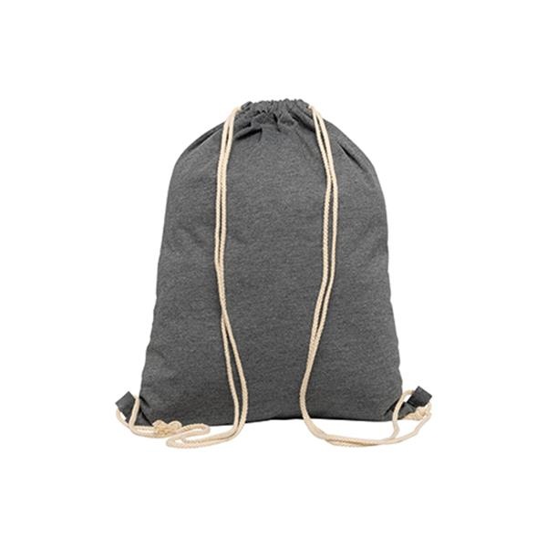 Logo trade business gifts image of: Fleece bag-backpack, Grey