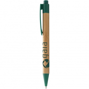 Logo trade advertising product photo of: Borneo ballpoint pen, green