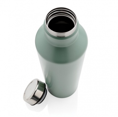 Logo trade promotional giveaway photo of: Modern vacuum stainless steel water bottle, green