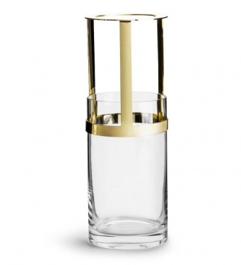 Logo trade promotional item photo of: Hold lantern & vase, gold