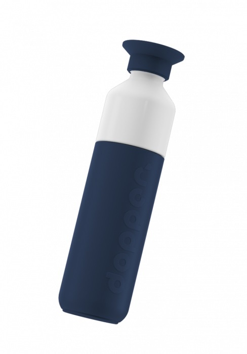 Logotrade promotional giveaway picture of: Dopper water bottle Insulated 350 ml, navy