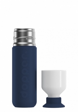 Logo trade corporate gifts picture of: Dopper water bottle Insulated 350 ml, navy