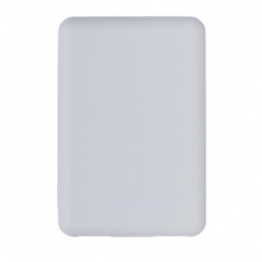 Logotrade promotional merchandise photo of: 5.000 mAh antimicrobial powerbank, white