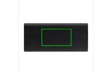 Logo trade advertising product photo of: Aluminum 18W 10.000 mAh PD Powerbank, black