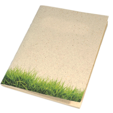 Logotrade promotional items photo of: Erba notebook made of grass, beige