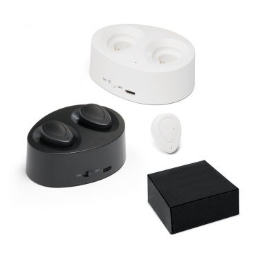 Logo trade promotional giveaway photo of: Wireless earphones CHARGAFF, black