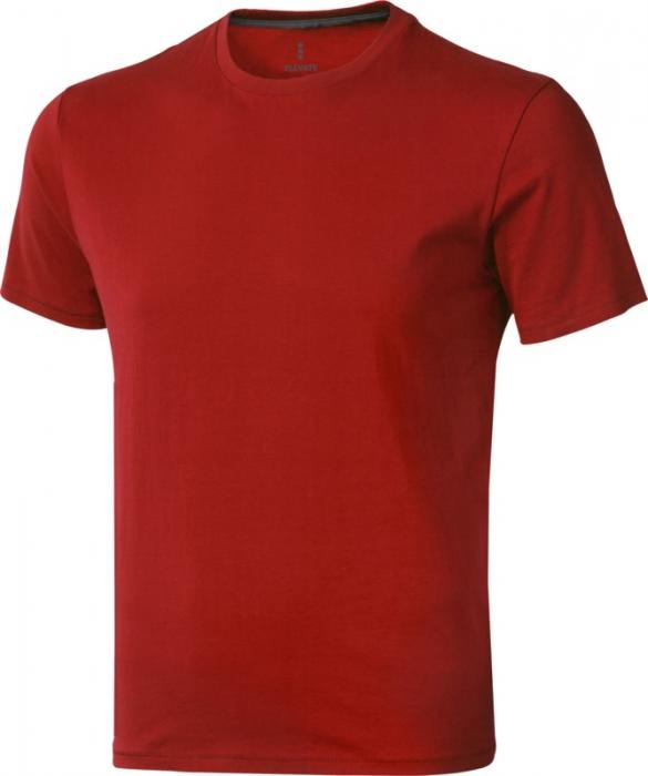 Logo trade advertising products image of: Nanaimo short sleeve T-Shirt, red