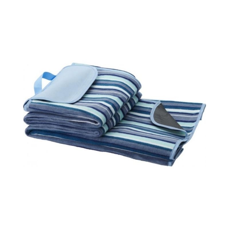 Logotrade advertising product picture of: Riviera picnic blanket, white, blue