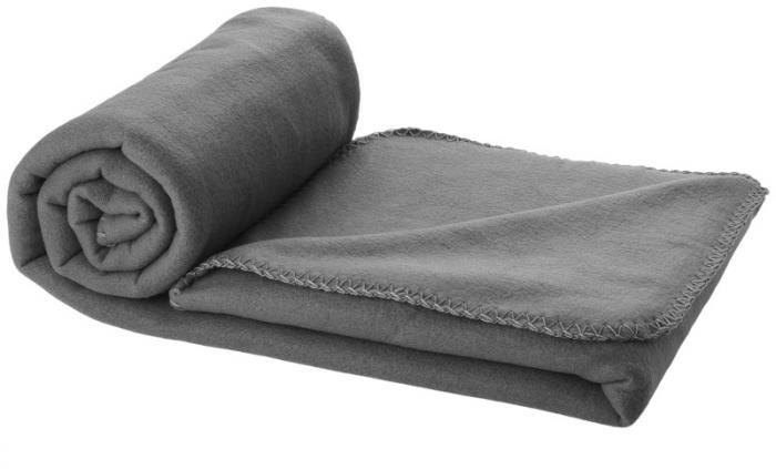 Logotrade promotional merchandise photo of: Huggy blanket and pouch, gray