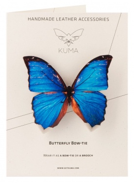 Logotrade promotional merchandise image of: KUMA Blue Butterfly Tie