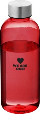 Spring 600 ml Tritan™ sport bottle, red with logo