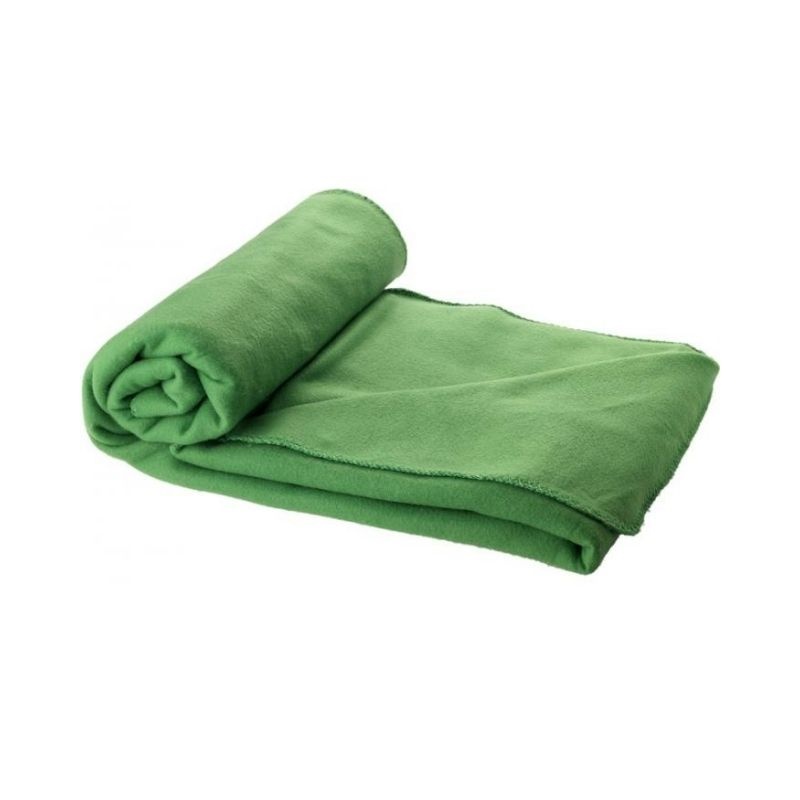 Logotrade promotional gift image of: Huggy blanket and pouch, green