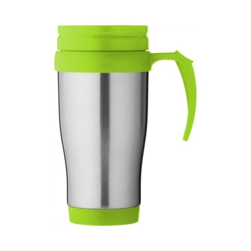 Logotrade promotional giveaway picture of: Sanibel insulated mug, light green