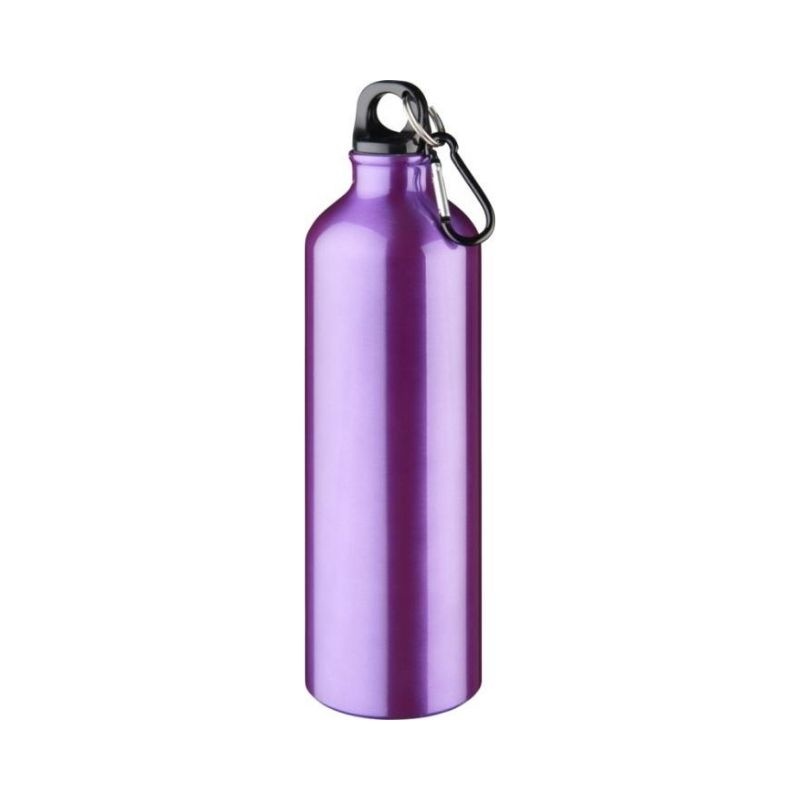 Logotrade promotional products photo of: Pacific bottle with carabiner, purple