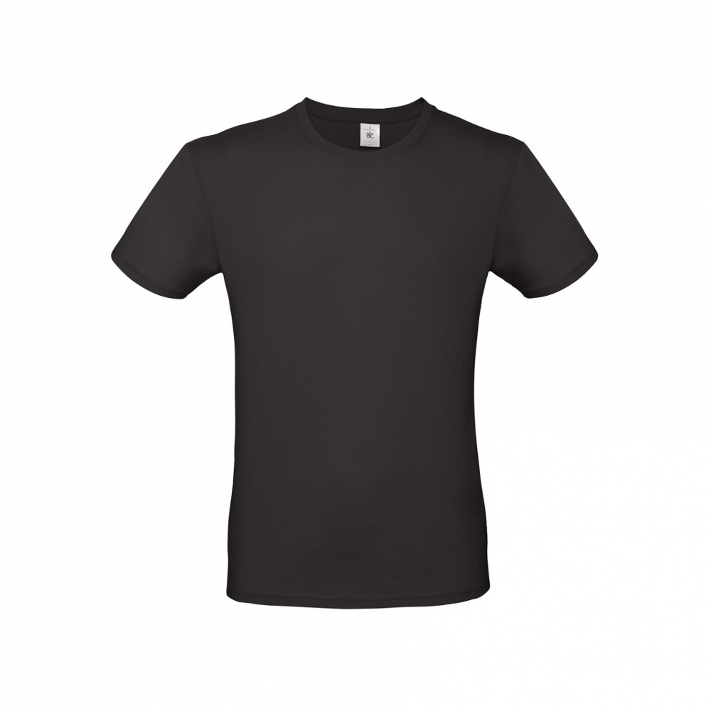 Logo trade promotional merchandise picture of: T-shirt B&C #E150, black