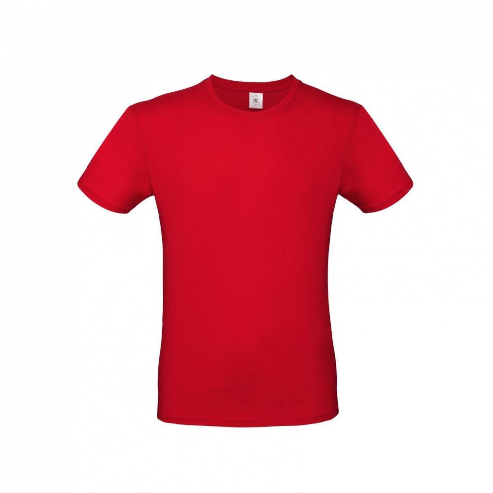 Logo trade promotional items image of: T-shirt B&C #E150, red