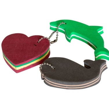 Logo trade promotional items image of: Flip Flop Keyring, multicolour