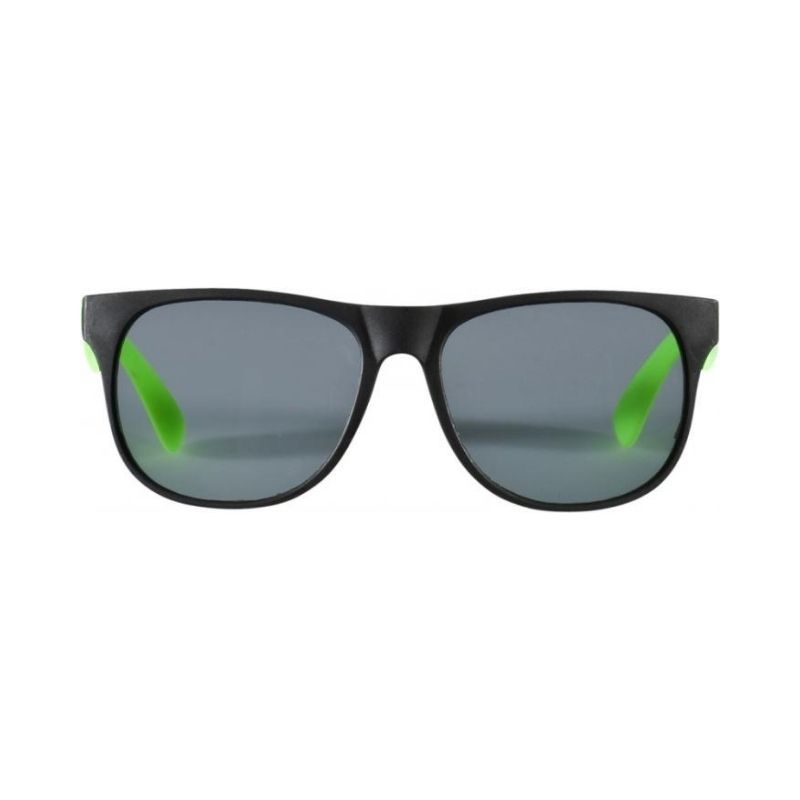 Logo trade corporate gift photo of: Retro sunglasses, neon green