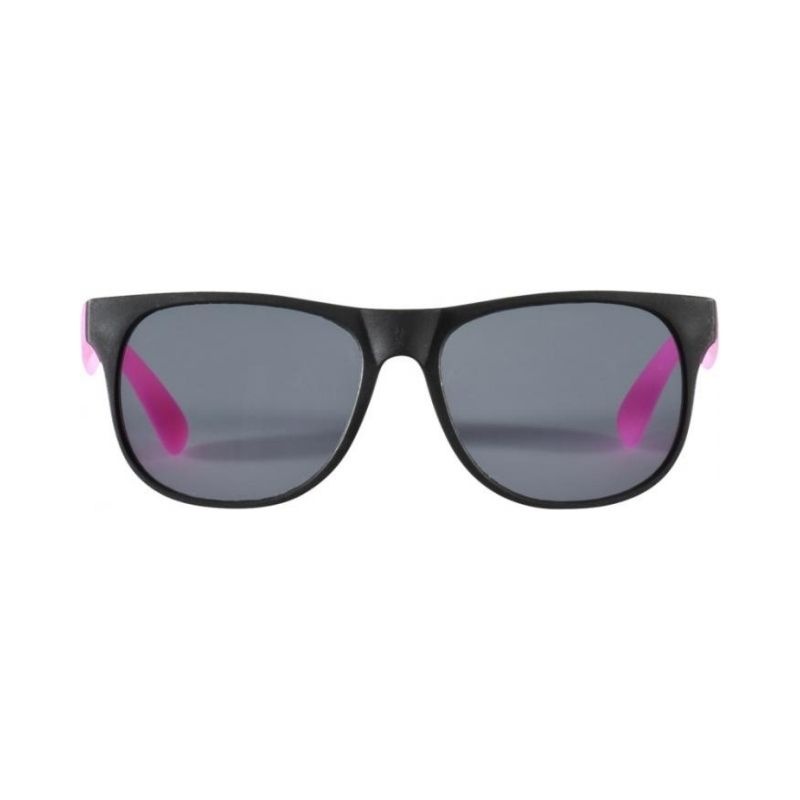 Logo trade corporate gifts image of: Retro sunglasses, neon pink