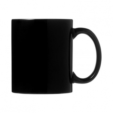 Logo trade advertising product photo of: Santos ceramic mug, black