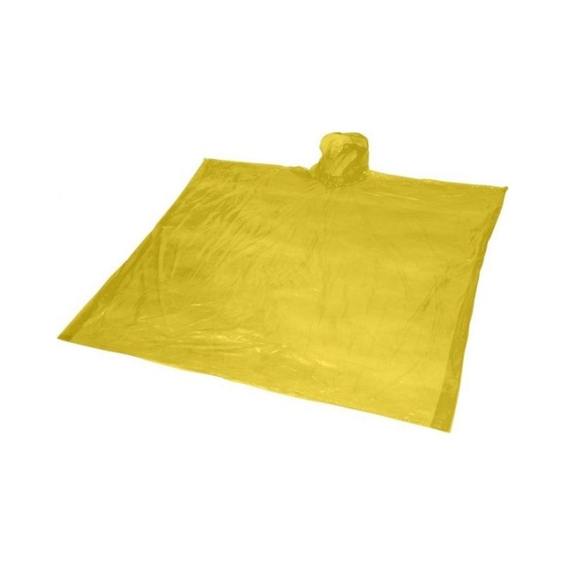 Logotrade promotional merchandise picture of: Ziva disposable rain poncho, yellow