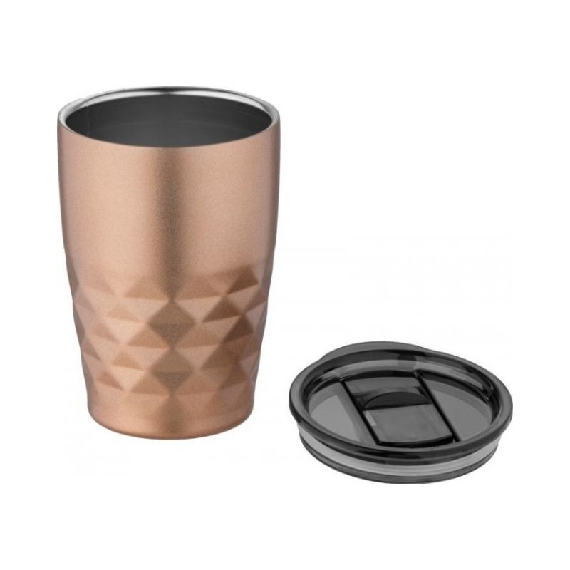 Logo trade advertising products picture of: Geo insulated tumbler, copper