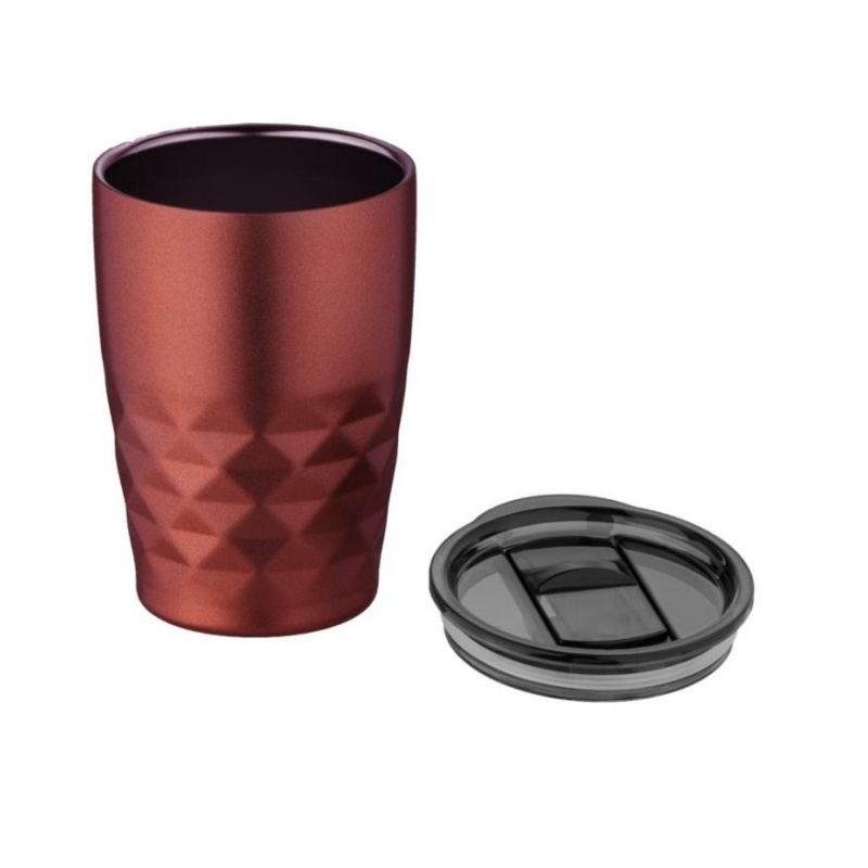 Logo trade corporate gifts picture of: Geo insulated tumbler, red