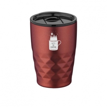 Logo trade promotional gift photo of: Geo insulated tumbler, red