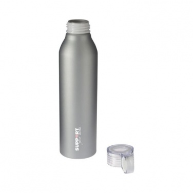 Logo trade promotional item photo of: Grom aluminum sports bottle, silver