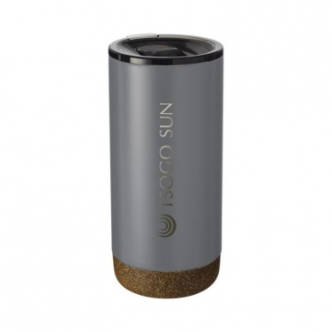 Logo trade promotional merchandise photo of: Valhalla copper vacuum tumbler, gray