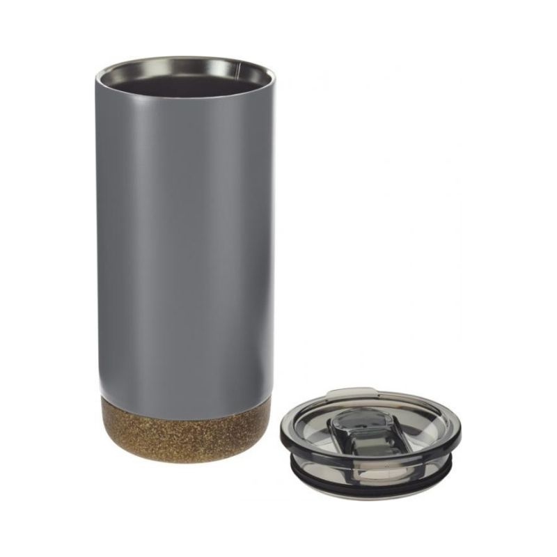 Logo trade promotional merchandise picture of: Valhalla copper vacuum tumbler, gray