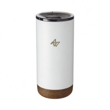 Logo trade promotional products image of: Valhalla copper vacuum tumbler, white